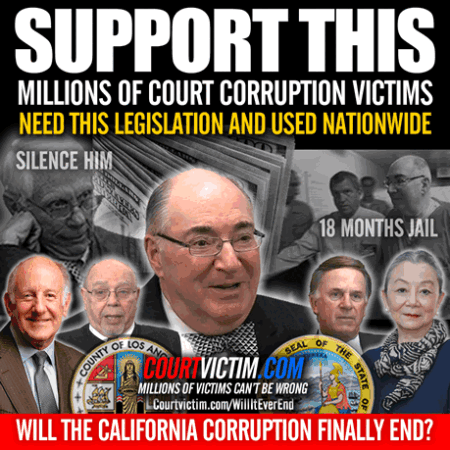 Support this Dr Richard I Fine Los Angeles County California Corrupt Members ignores judicial corruption victims